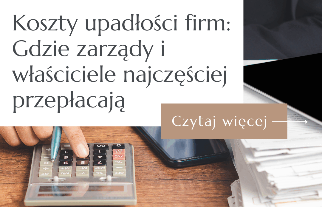 koszty upadłości firm