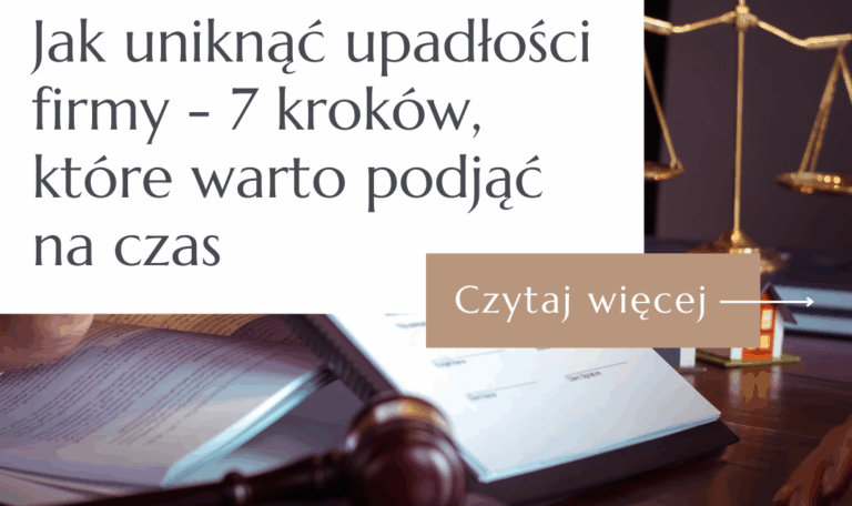 jak uniknąć upadłości firmy