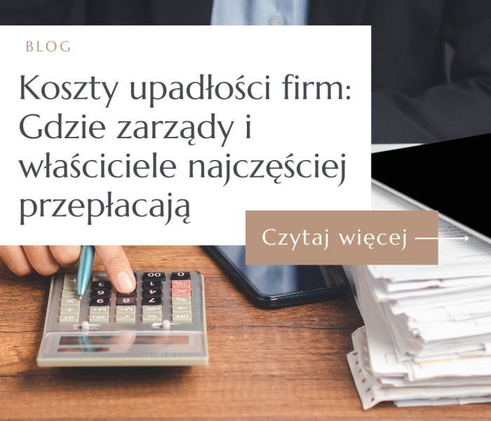 koszty upadłości firm