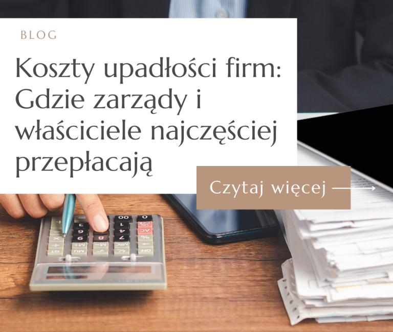 koszty upadłości firm