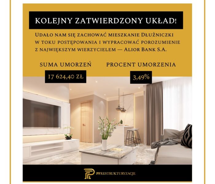 Zatwierdzony układ dla Klientki z branży medycznej