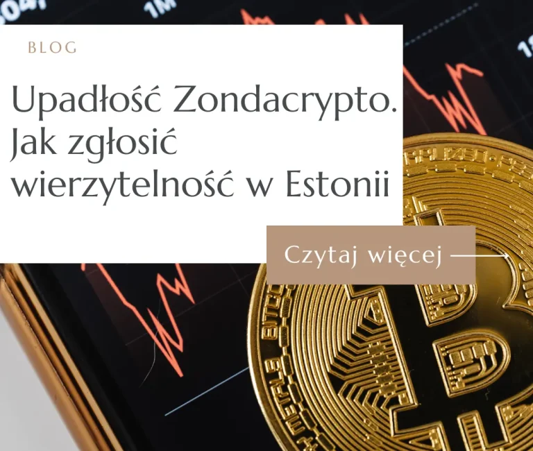 Upadłość Zondacrypto – grafika wyróżniająca artykułu na blogu PF Restrukturyzacje, moneta bitcoin na tle wykresu kursu kryptowalut