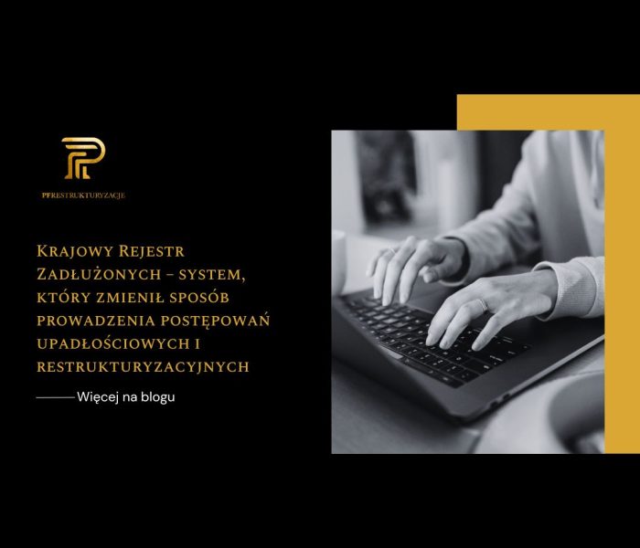 Rejestr postępowań upadłościowych w Krajowym Rejestrze Zadłużonych (KRZ)